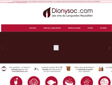 Tablet Screenshot of dionysoc.com